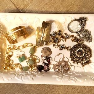 BUNDLE OF JEWELRY Including Sterling 925 necklace